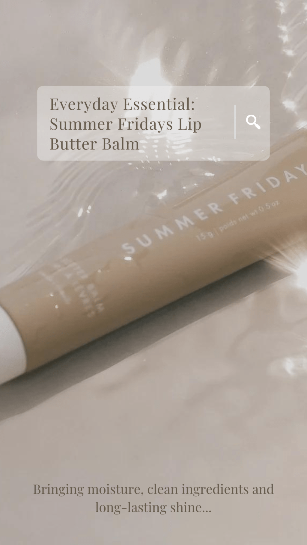 Product Promo: Summer Fridays Lip Butter&nbsp;Balm